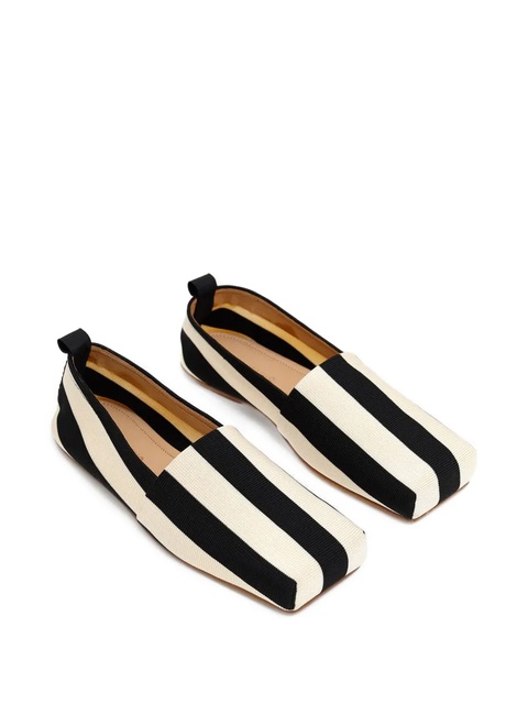 Jacquemus The Carré striped espadrilles - Neutrals - zdjęcie produktu nr 1