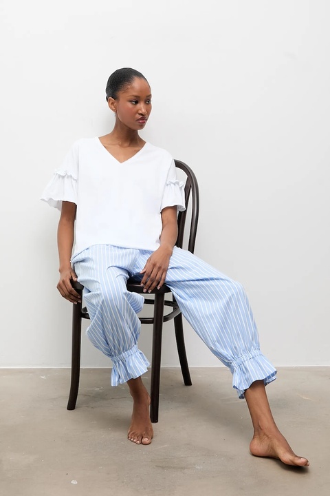 Answear.LAB piżama damska kolor niebieski - zdjęcie produktu nr 1