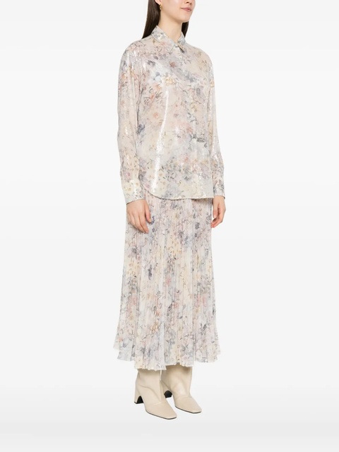 Golden Goose sequin floral shirt - Neutrals - zdjęcie produktu nr 2