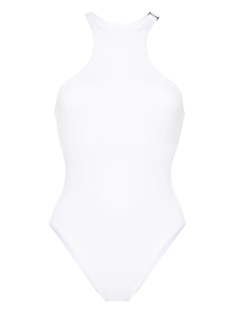 The Attico logo-plaque swimsuit - White - zdjęcie produktu nr 2