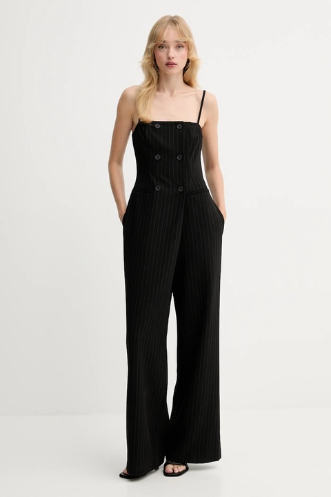 Gestuz kombinezon kolor czarny z dekoltem karo 10910726 - zdjęcie produktu nr 1