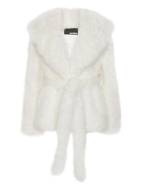 ROTATE BIRGER CHRISTENSEN faux-fur jacket - White - zdjęcie produktu nr 1