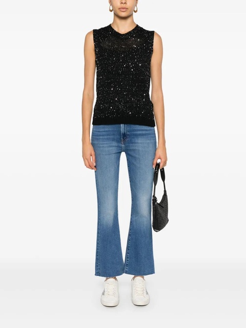 Golden Goose sequin-embellished sleeveless top - Black - zdjęcie produktu nr 2