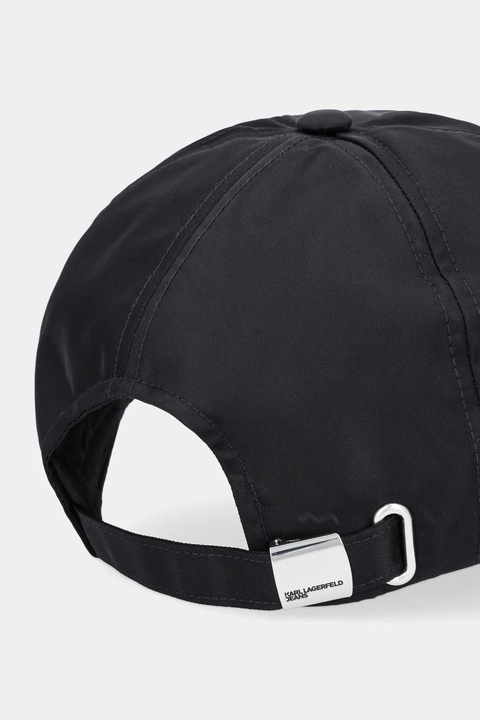 Karl Lagerfeld Jeans czapka z daszkiem kolor czarny A4M33077 - zdjęcie produktu nr 2