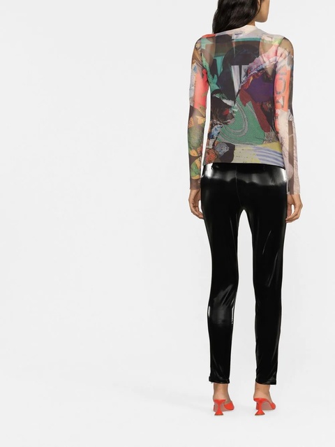 ROTATE BIRGER CHRISTENSEN faux leather leggings - Black - zdjęcie produktu nr 2