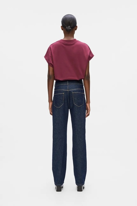 Karl Lagerfeld jeansy bawełniane damskie kolor granatowy A4W10093 - zdjęcie produktu nr 1