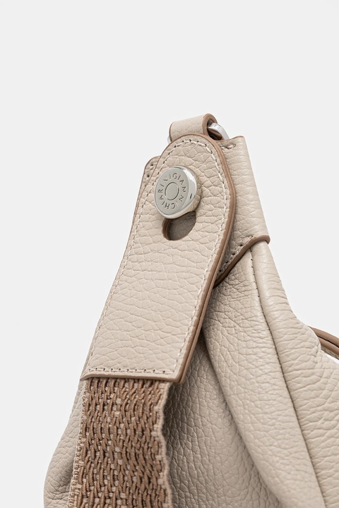 Gianni Chiarini torebka skórzana AISHA kolor beżowy BS.11550.GRN - zdjęcie produktu nr 2