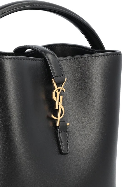 Saint Laurent Cassandre logo bucket bag - Black - zdjęcie produktu nr 2