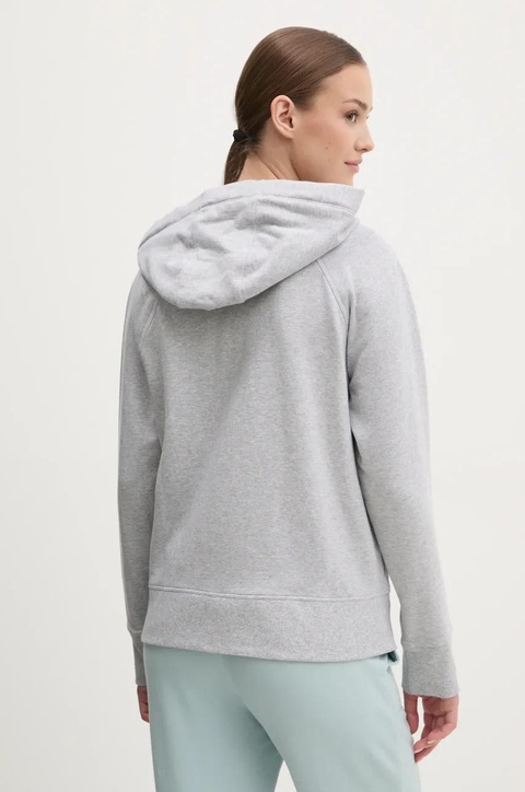 Dkny bluza damska kolor szary z kapturem gładka DP5J9510 - zdjęcie produktu nr 2