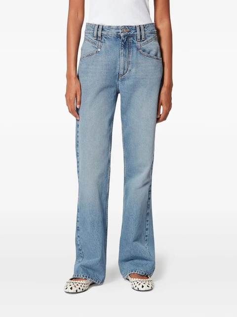 ISABEL MARANT Belvia pocket flared jeans - Blue - zdjęcie produktu nr 1