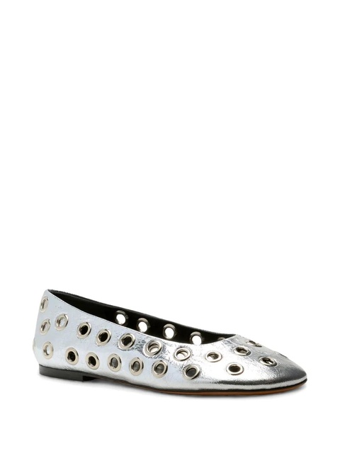 Proenza Schouler Glove Grommet ballerina shoes - Grey - zdjęcie produktu nr 2