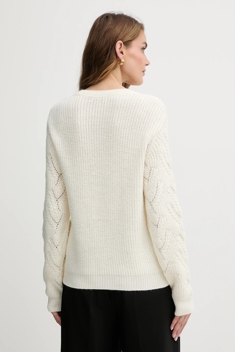 Morgan sweter damski kolor beżowy MAMA - zdjęcie produktu nr 2