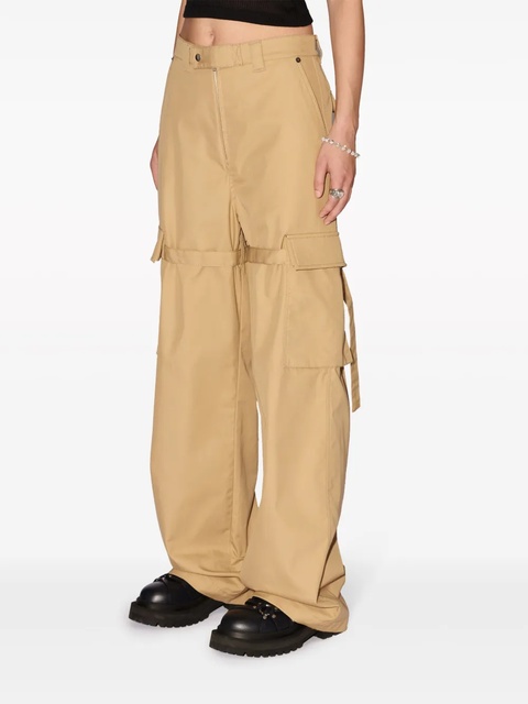 AMBUSH straight-leg cotton cargo trousers - Neutrals - zdjęcie produktu nr 2