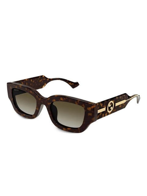 Gucci Eyewear tortoiseshell sunglasses - Brown - zdjęcie produktu nr 1