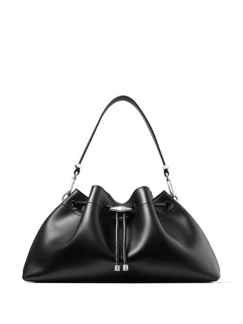 Jimmy Choo medium Cinch leather bucket bag - Black - zdjęcie produktu nr 1