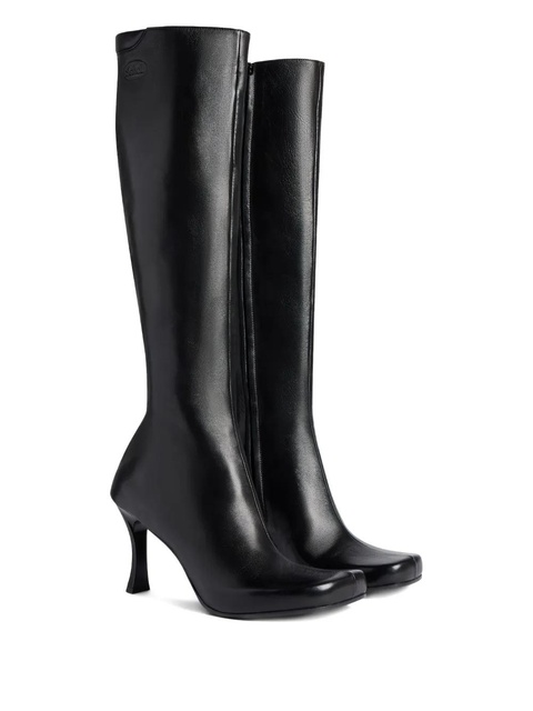 Balenciaga x Scholl 80mm square-toe boots - Black - zdjęcie produktu nr 2