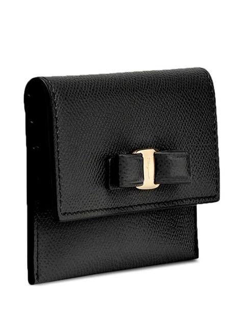 Ferragamo Vara bow-detail leather wallet - Black - zdjęcie produktu nr 2