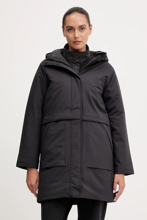 Jack Wolfskin kurtka WINTERTIDE kolor czarny zimowa A65070 - zdjęcie produktu nr 1