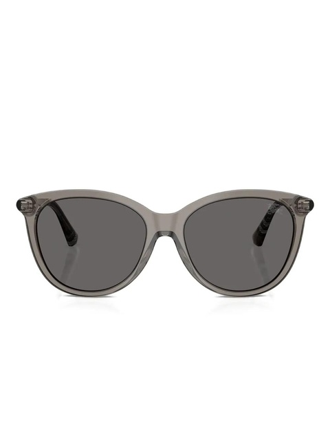 Burberry Eyewear check-pattern acetate sunglasses - Grey - zdjęcie produktu nr 1