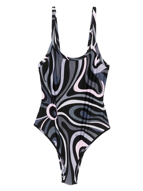 PUCCI square-neck swimsuit - Black - zdjęcie produktu nr 2