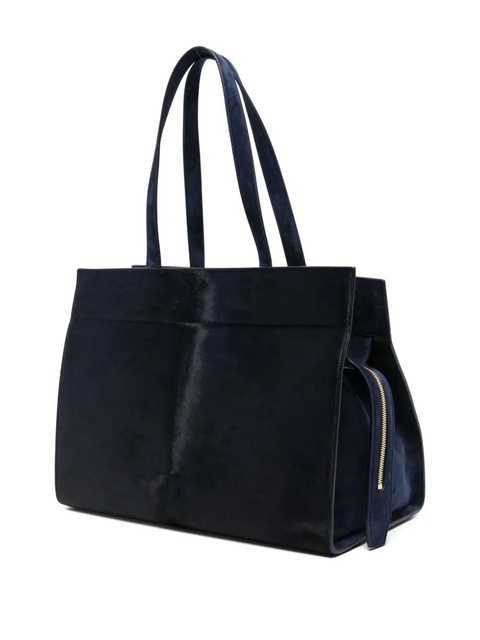 KHAITE suede tote bag - Blue - zdjęcie produktu nr 2