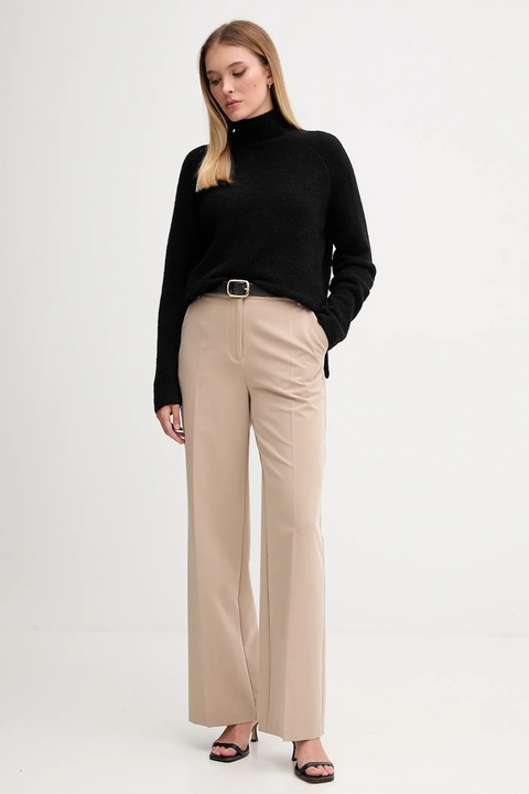Gaudi sweter damski kolor czarny z golfem 521FD53011 - zdjęcie produktu nr 2