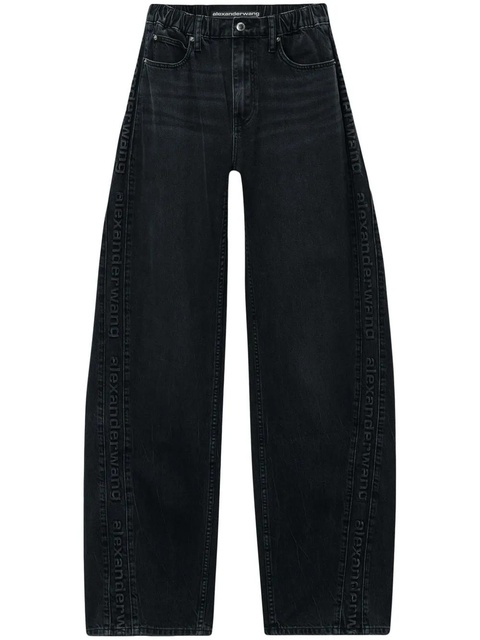Alexander Wang wide-leg jeans - Black - zdjęcie produktu nr 1