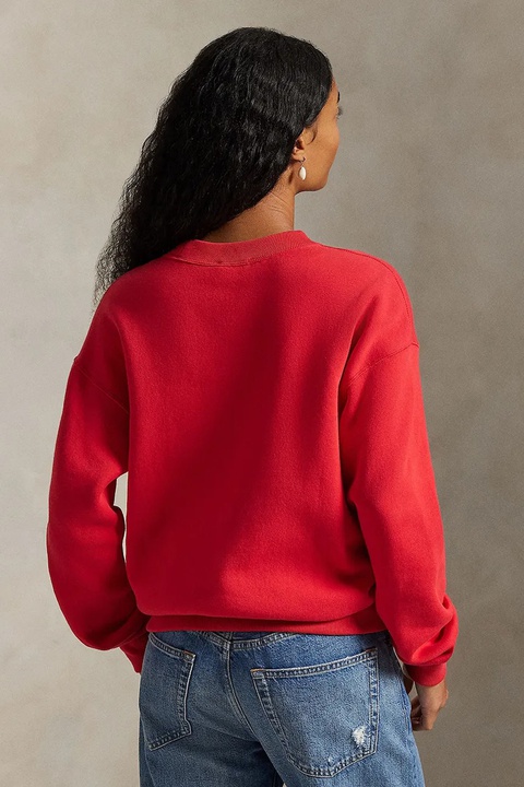 Polo Ralph Lauren bluza damska kolor czerwony gładka 211971697 - zdjęcie produktu nr 2