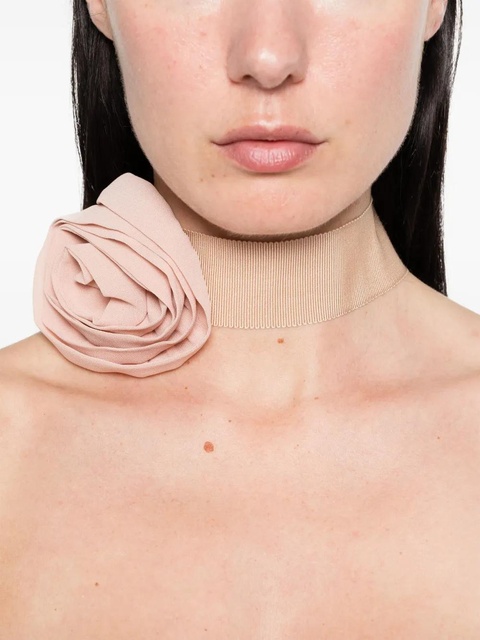 Blumarine georgette rose necklace - Pink - zdjęcie produktu nr 2