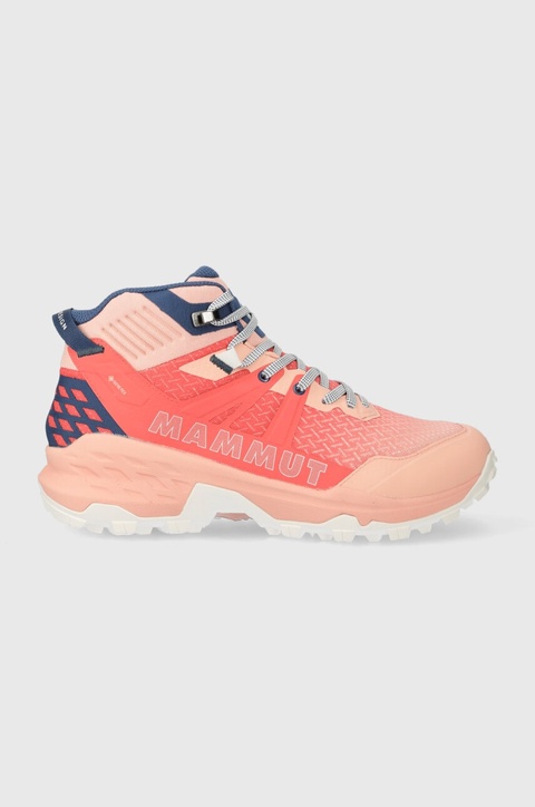 Mammut buty Sertig II Mid GTX damskie kolor pomarańczowy - zdjęcie produktu nr 1