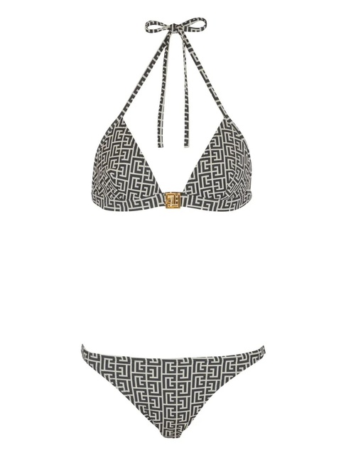 Balmain jacquard-pattern bikini - Black - zdjęcie produktu nr 1
