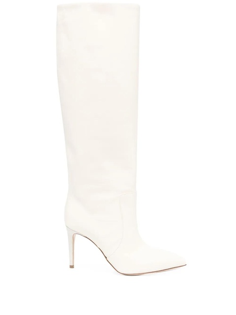 Paris Texas Stiletto 90 leather boots - Neutrals - zdjęcie produktu nr 1