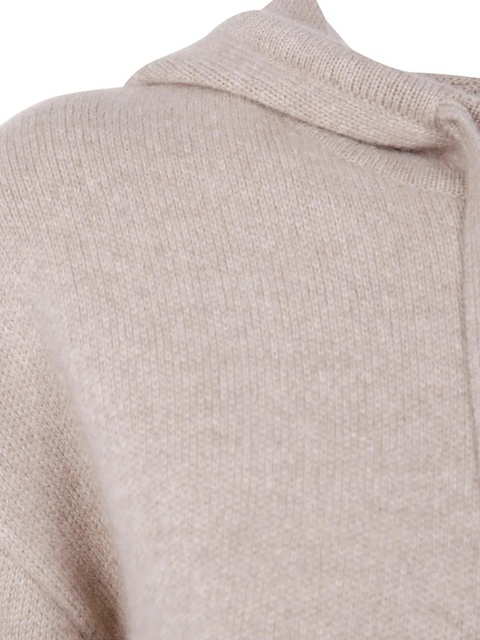 Guest In Residence hooded cashmere jumper - Neutrals - zdjęcie produktu nr 2