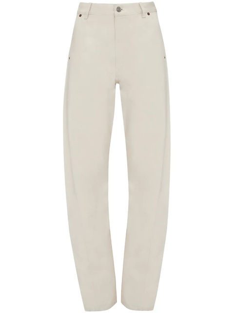 Victoria Beckham low-rise tapered jeans - Neutrals - zdjęcie produktu nr 1