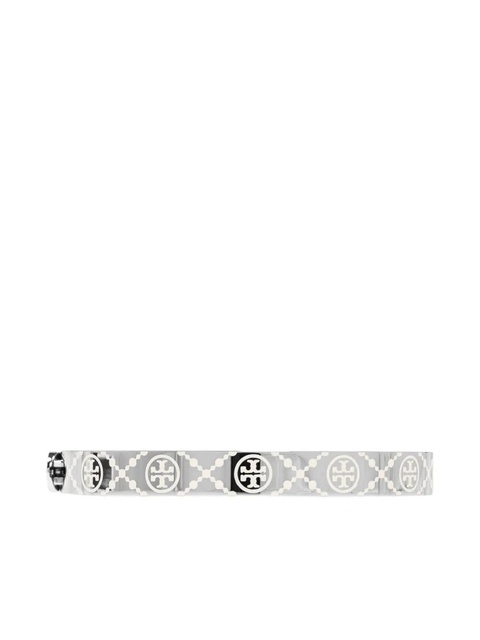 Tory Burch logo-engraved bracelet - Silver - zdjęcie produktu nr 2