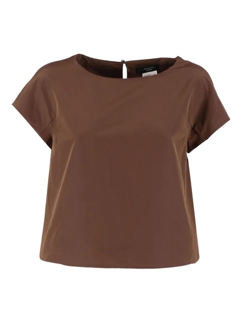 Weekend Max Mara Parana short-sleeve top - Brown - zdjęcie produktu nr 1