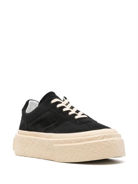 MM6 Maison Margiela Gambetta suede sneakers - Black - zdjęcie produktu nr 1