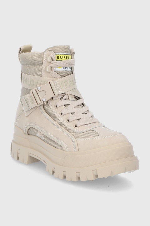 Buffalo workery Aspha Com1 1622065 damskie kolor transparentny na platformie ocieplone - zdjęcie produktu nr 2