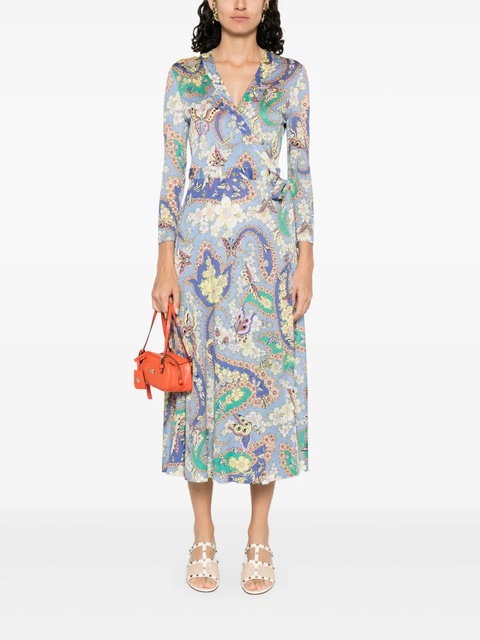ETRO floral-print dress - Blue - zdjęcie produktu nr 2