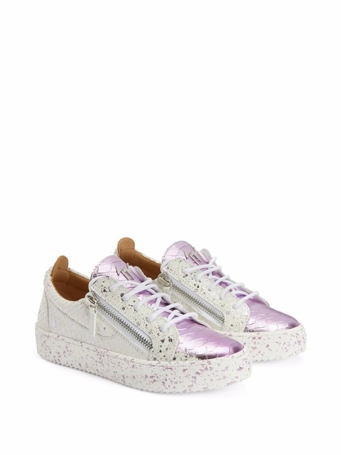 Giuseppe Zanotti Gail silver sneakers - White - zdjęcie produktu nr 2
