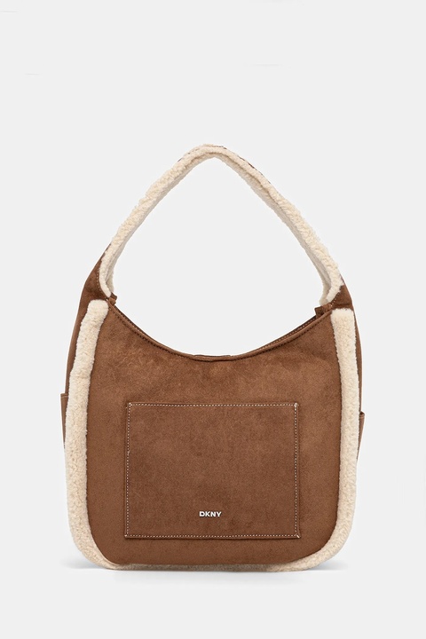Dkny torebka CAPSULE kolor brązowy R53CDM65 - zdjęcie produktu nr 1