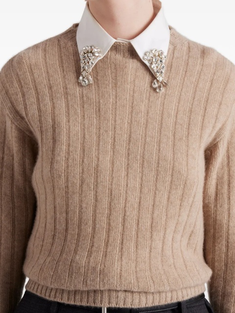 Prada Re-Cashmere sweater - Neutrals - zdjęcie produktu nr 2