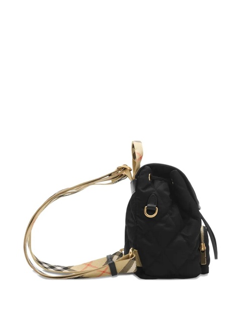 Burberry quilted horseshoe backpack - Black - zdjęcie produktu nr 2
