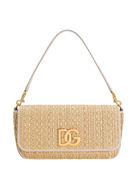 Dolce & Gabbana logo-plaque crossbody bag - Neutrals - zdjęcie produktu nr 1