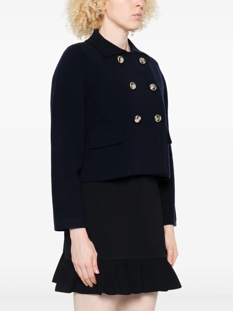 SANDRO double-breasted cardigan - Blue - zdjęcie produktu nr 1