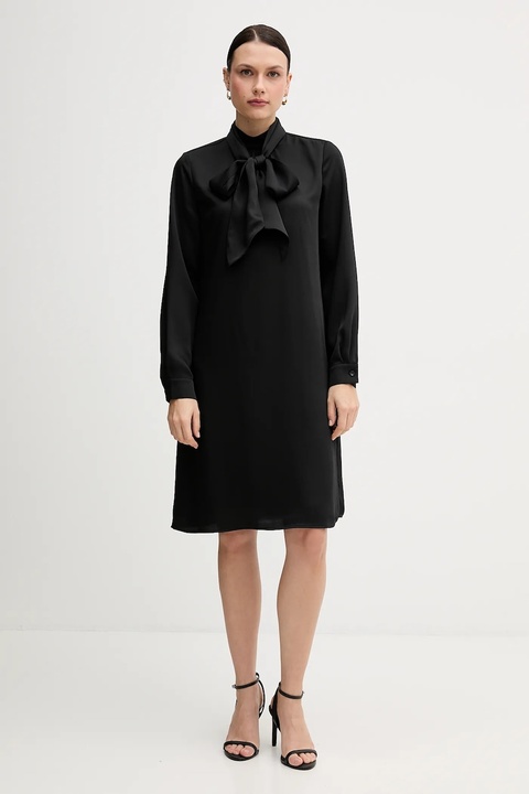 Marc Aurel sukienka kolor czarny mini prosta 6584-2010-93474 - zdjęcie produktu nr 1