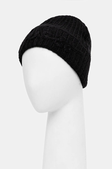 Guess czapka z domieszką wełny LEXIE kolor czarny W5BZ18 Z3580 - zdjęcie produktu nr 2