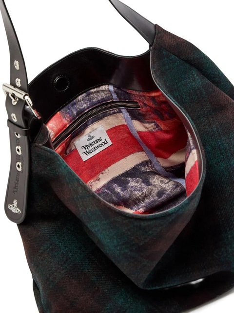 Vivienne Westwood large Maxime shoulder bag - Green - zdjęcie produktu nr 2