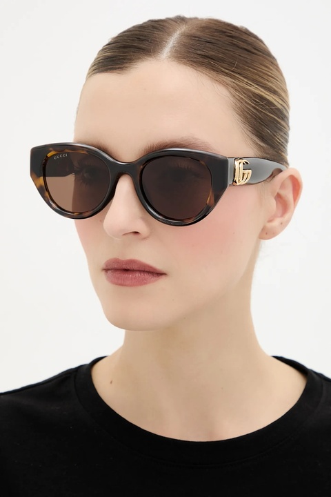 Gucci okulary przeciwsłoneczne damskie kolor brązowy GG1976SK - zdjęcie produktu nr 1