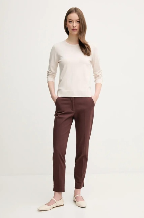 Sisley sweter damski kolor beżowy lekki 17Q3M100F - zdjęcie produktu nr 2